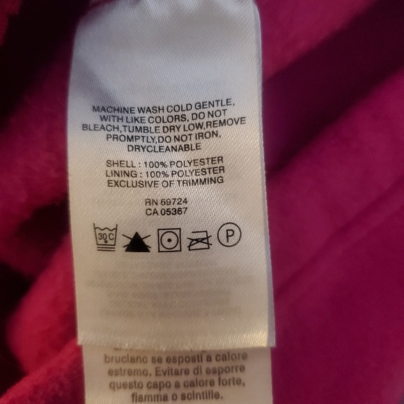 Columbia | Fuchsia turtleneck fleece jacket size S - Picture 7 of 7